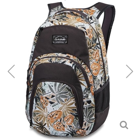 🔴SOLD🔴Dakine Brown Backpack Campus 33L Castaway Hawaiian Print
